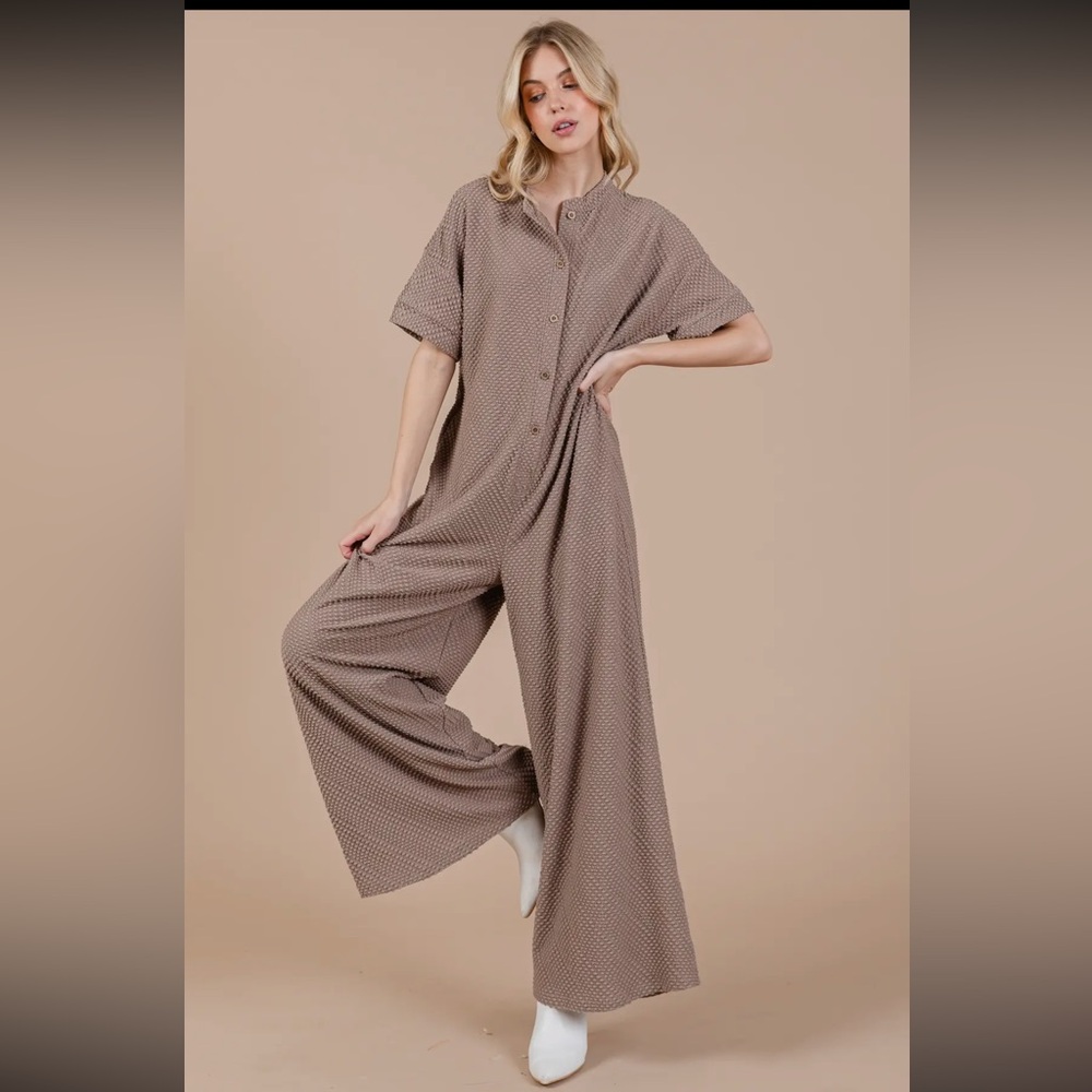 Fabulous Oversize Button Up Jumpsuit